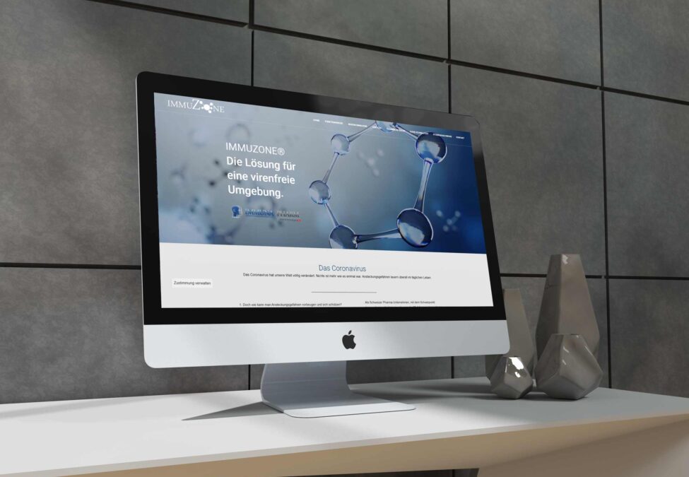 IMMUZONE WEBDESIGN – Schweizer Pharma Unternehmen