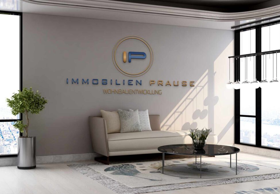 IMMOPRAUSE – IMMOBILIEN WOHNBAUENTWICKLIUNG LOGO BRANDING