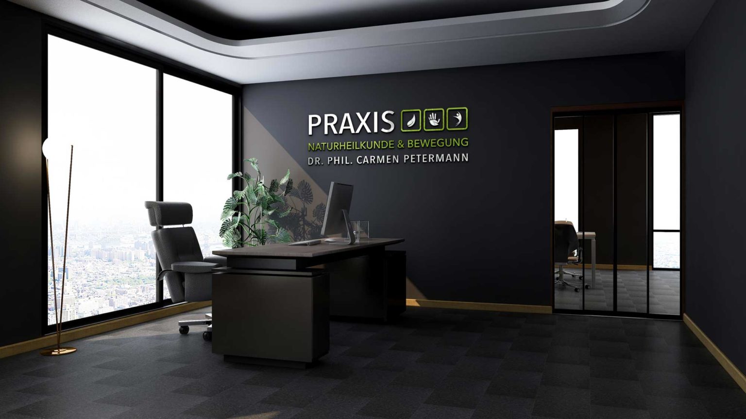 FINDYOURDESIGN LOGO DESIGN KAUFERING WERBEAGENTUR GRAFIK PETERMANN PRAXIS NATURHEILKUNDE HEILPRAKTIKER