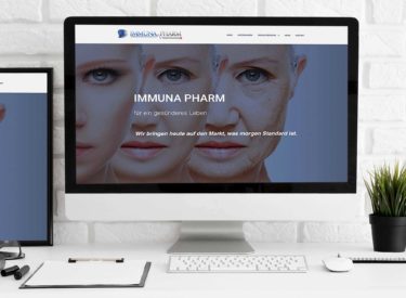 IMMUNA PHARM WEBDESIGN – Schweizer Pharma-Unternehmen