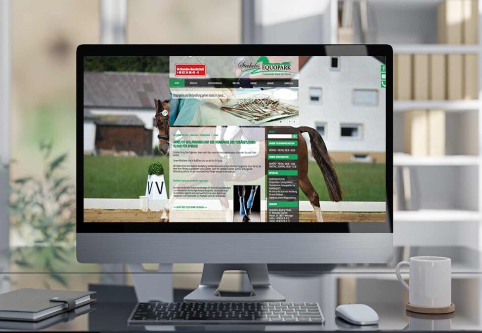 PFERDEKLINIK STECHELE BOBINGEN AUGSBURG WEBDESIGN