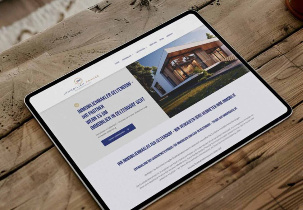 IMMOPRAUSE – IMMOBILIEN GELTENDORF WEBDESIGN