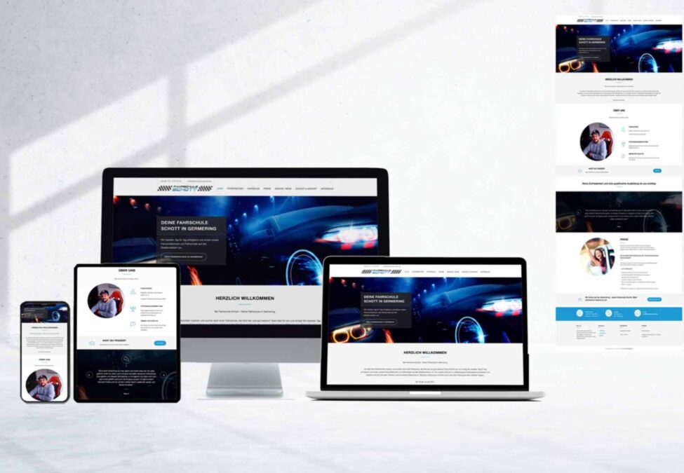 FAHRSCHULE SCHOTT GERMERING MÜNCHEN WEBDESIGN